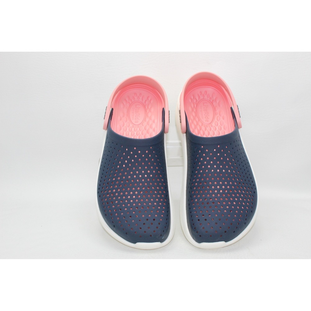 Crocs LiteRide 360 Clogs Navy Pink Mens 7 Womens 9 Comfort Slip On Shoes - Picture 6 of 7